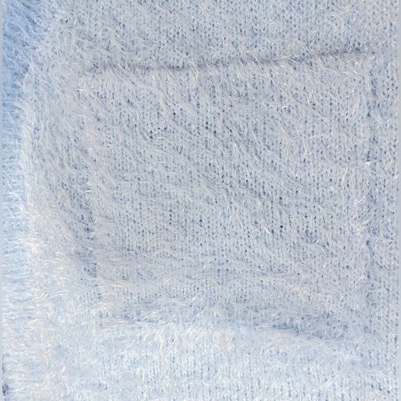 Soft fuzzy open front cardigan sweater by Design History Girls. - Picture 10 of 10